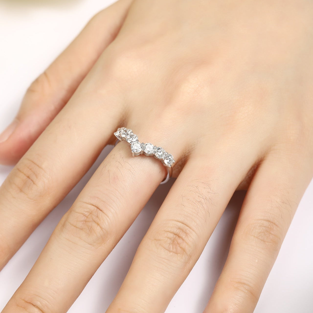 PT950 Platinum Circular 1.00ct Lab Grown Diamond Ring TY033