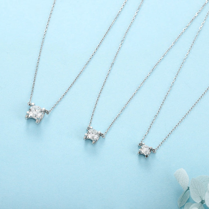 PT950 1.0ct Bull Head Cultivation Drill Chain