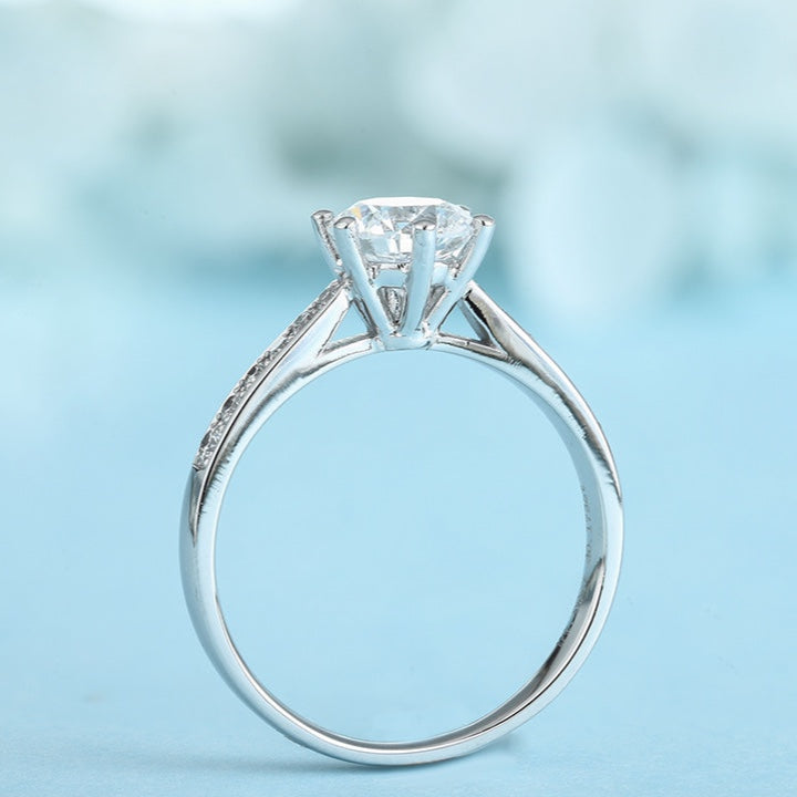 PT950 1.0ct Lad Grown Diamond Ring