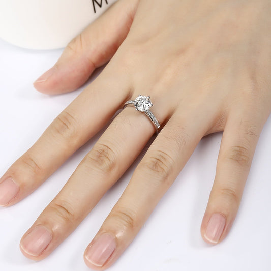 PT950 1.50ct Lab Grown Diamond Ring