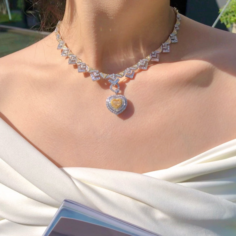 14K Wearing 2.020ct Two Heart Shaped Rings