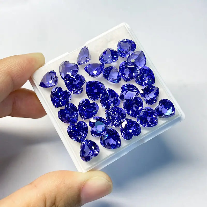 Czochralski Cultivate Sapphire Heart Shape