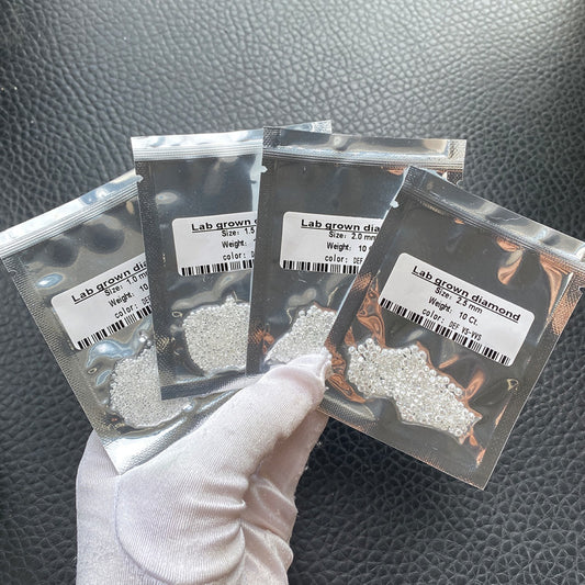 YinZheng HTHP Lab Diamond Round DEF Color VVS-VS Small Size Diamonds 0.8-3.0mm 1ct/Pack Loose Lab Grown Diamond Wholesales
