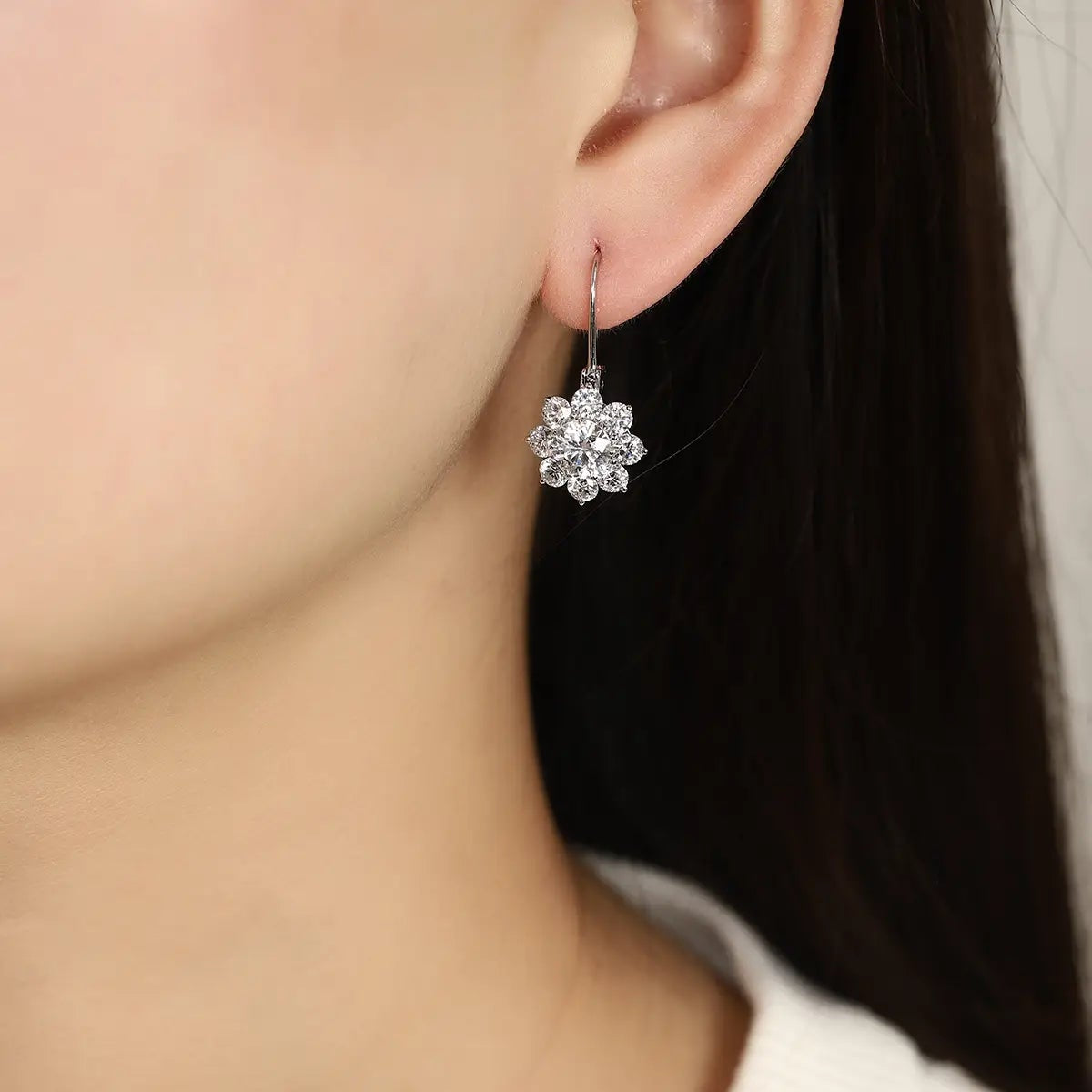 18K 2ct Lab Grown Diamond Earrings
