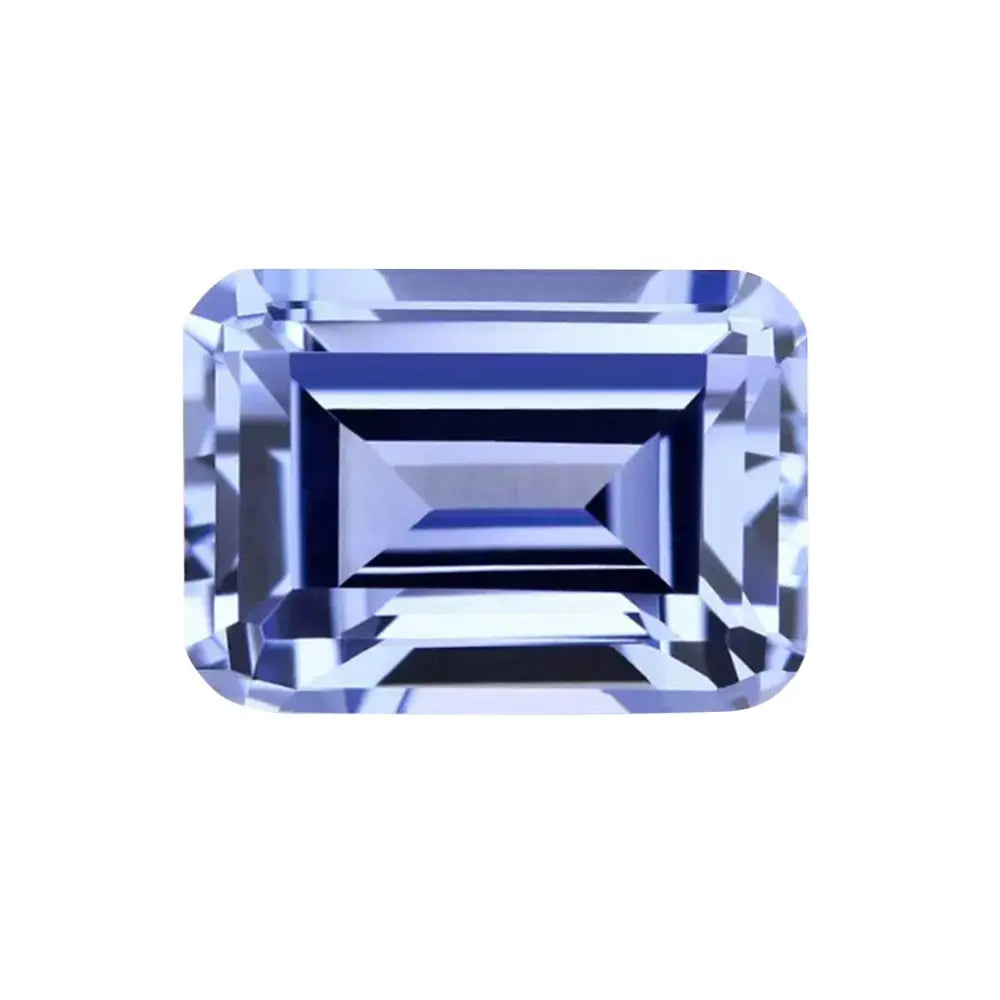 5A Cultivated Color Gemstones Emerald Cut Combination