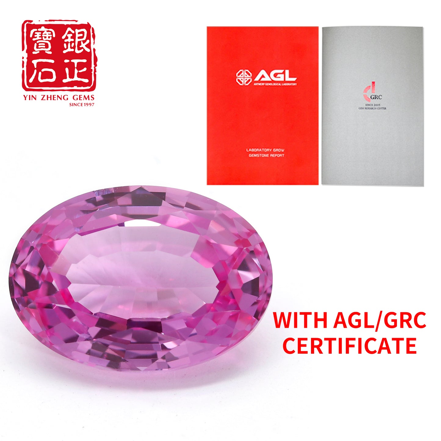 Precision Cut Pink Sapphire Oval Shape