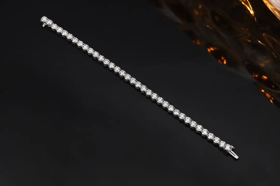 PT950 Lab Grown Diamond Tennis Bracelet (Round 0.3ct)