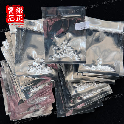 YinZheng 6A Grade Round Shape D Color Small Size Moissanite 0.8-2.9mm 1ct/Pack Loose Moissanite Stone For Making Jewelry