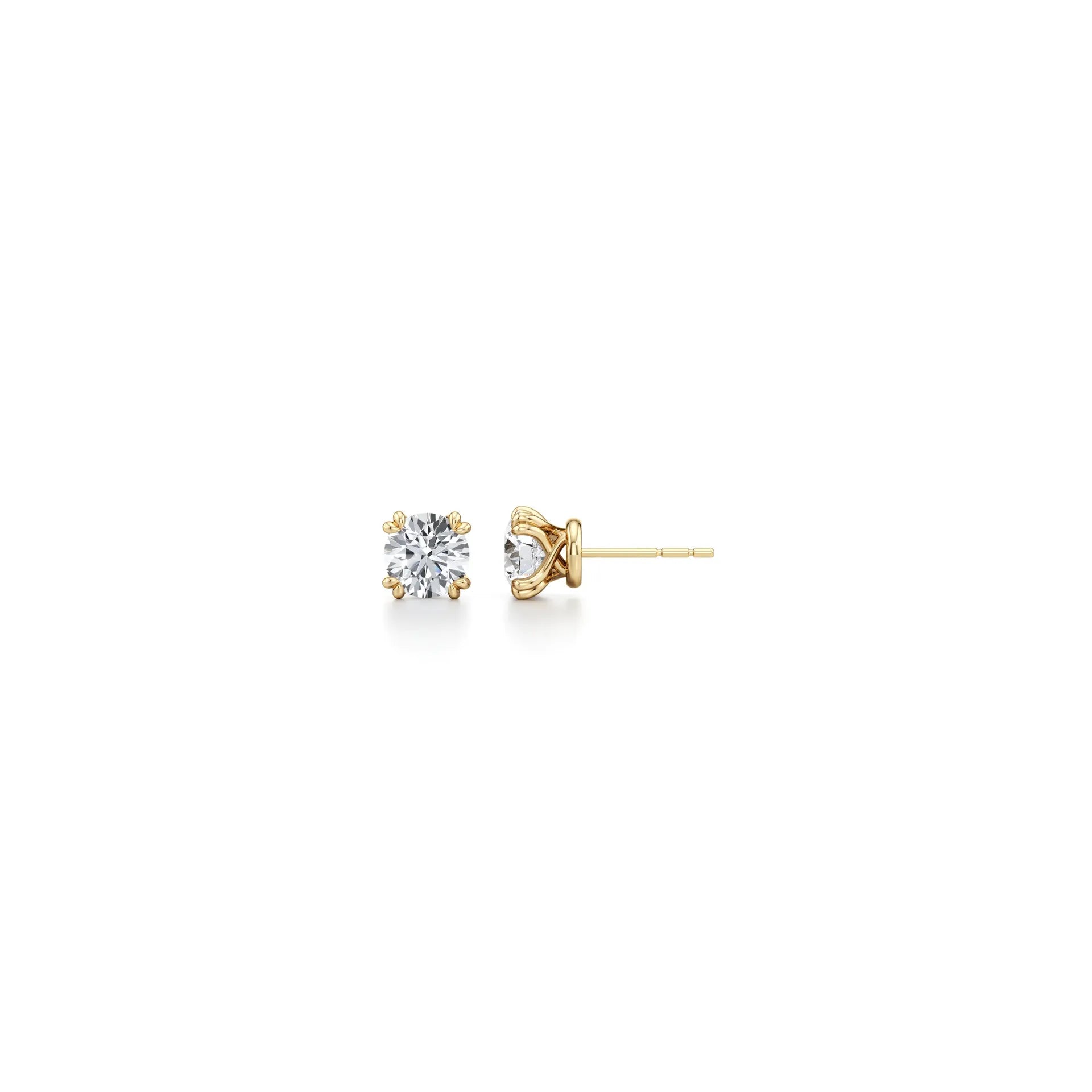 Dainty Minimalist 1CT Moissanite Stud Earrings