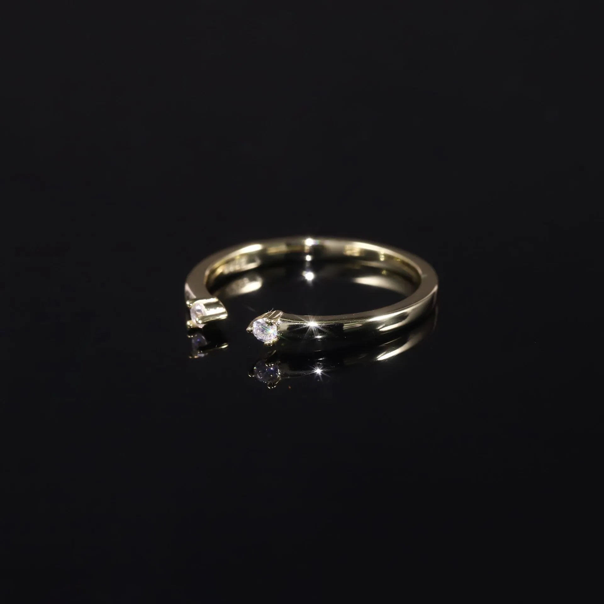 Unisex Stack Mini Lab Diamond Moissanite Rings Multi Wear