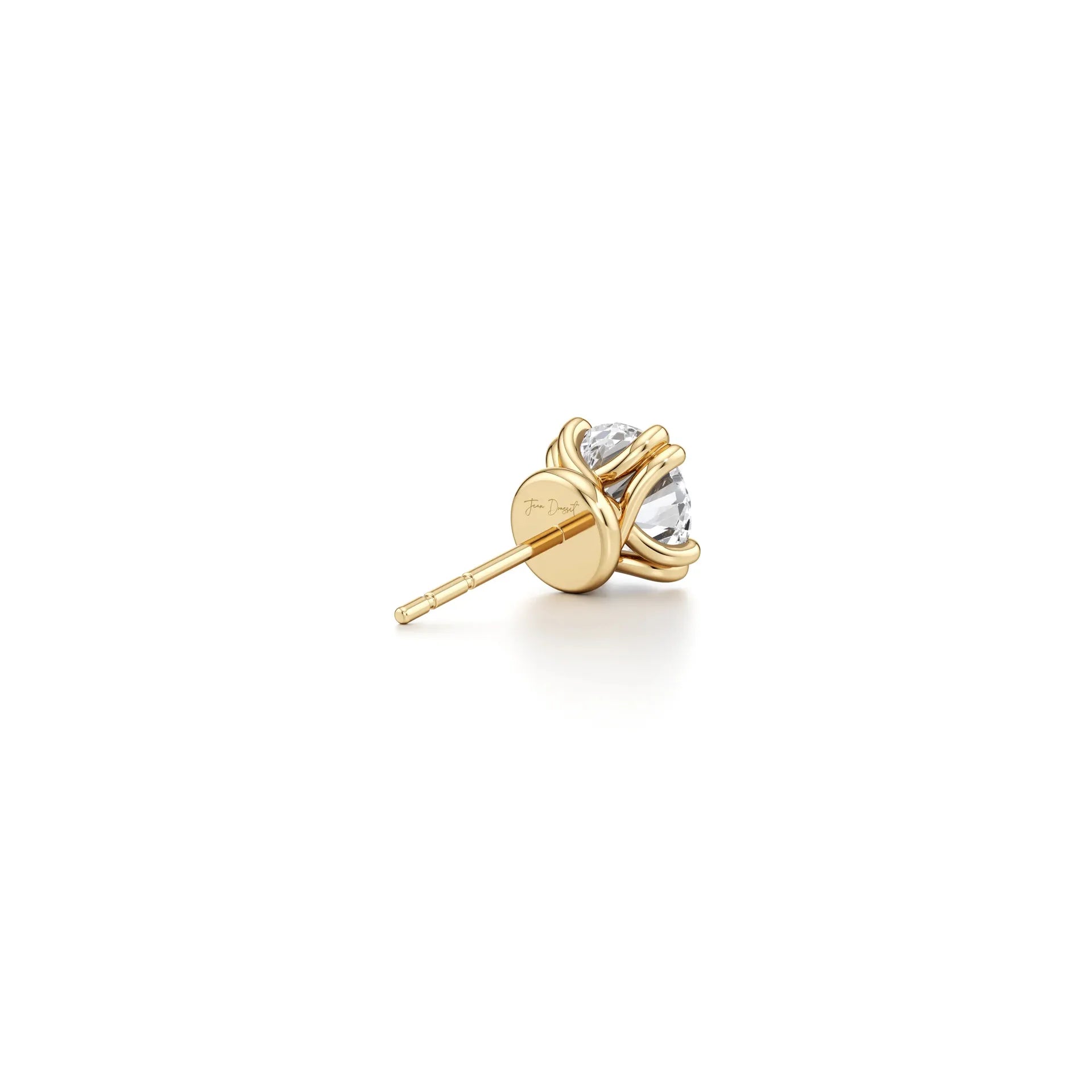 Dainty Minimalist 1CT Moissanite Stud Earrings