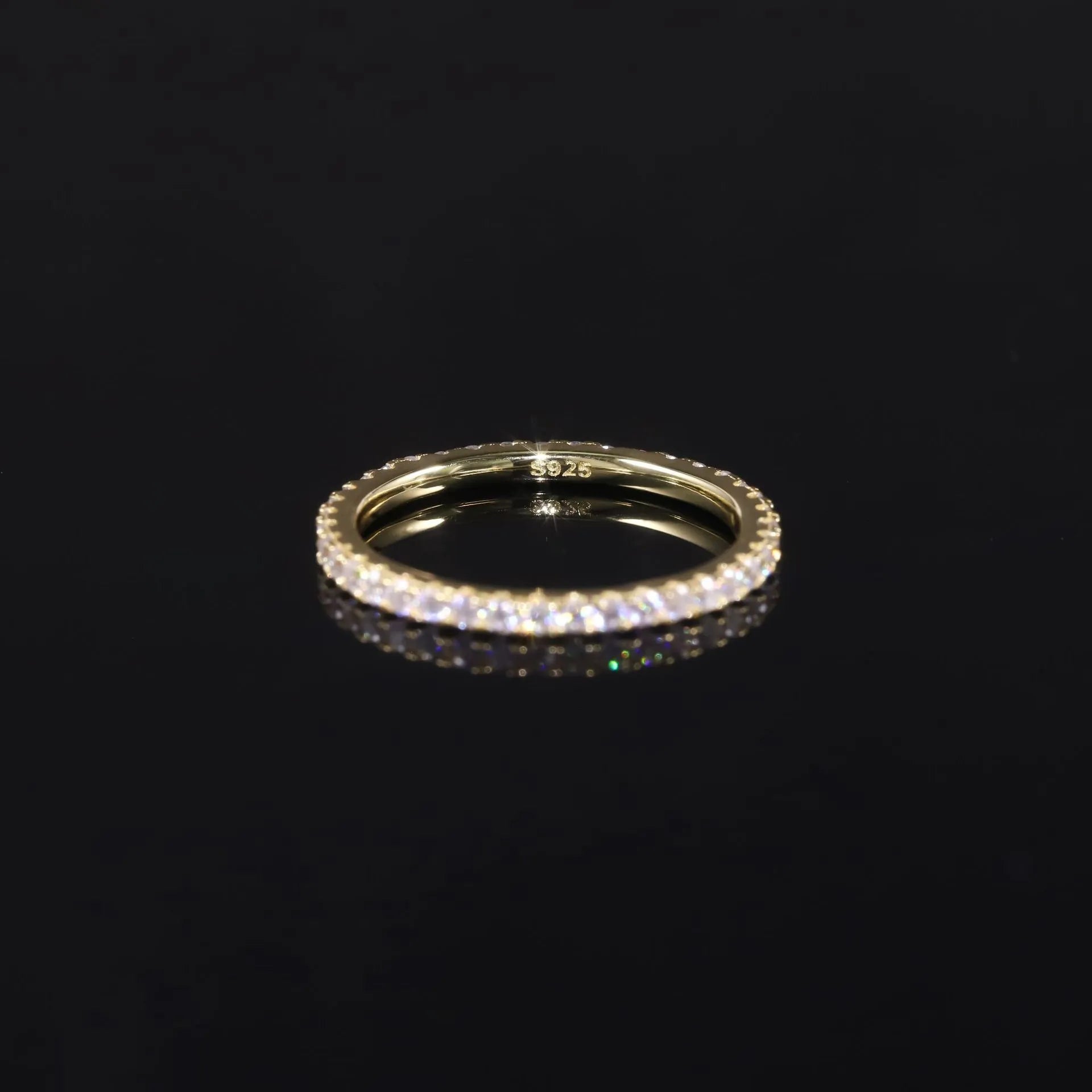 Unisex Stack Mini Lab Diamond Moissanite Rings Multi Wear
