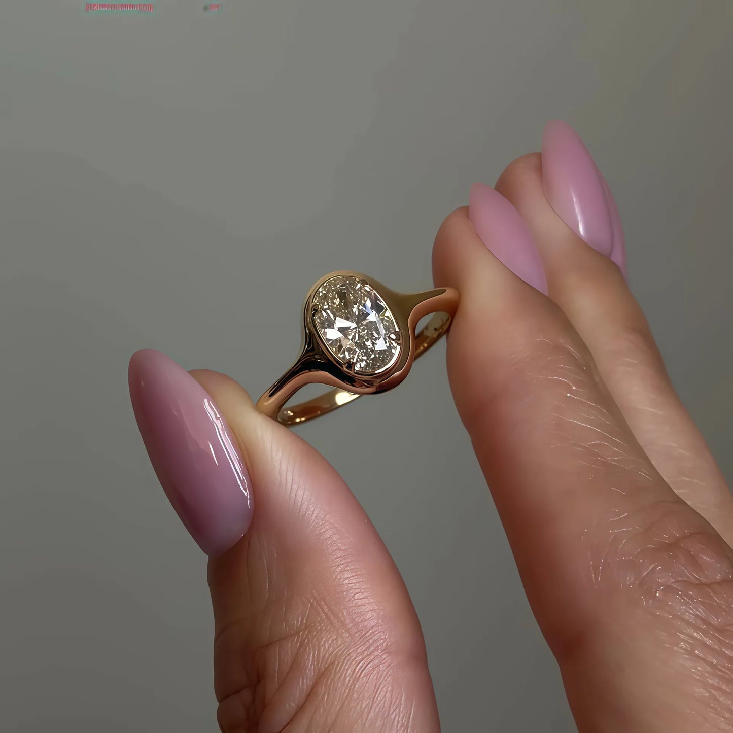 Bestseller 1~2CT Bezel Set Moissanite Wedding Ring, 18K Gold Plated S925 Silver
