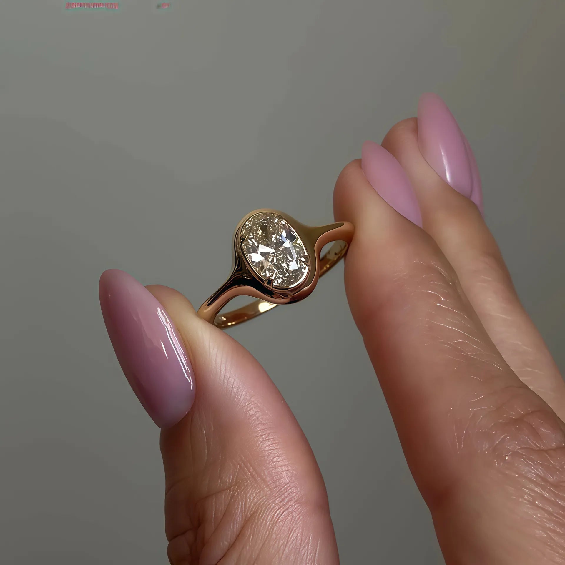 Bestseller 1~2CT Bezel Set Moissanite Wedding Ring, 18K Gold Plated S925 Silver