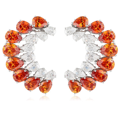 S925 Silver 24.57ct Fenda Imitation Diamond Earnail A