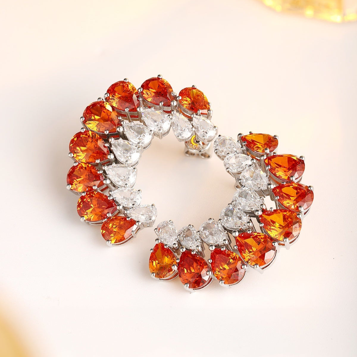 S925 Silver 24.57ct Fenda Imitation Diamond Earnail A