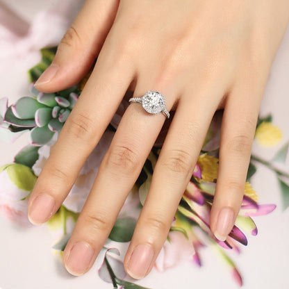 PT950 Platinum 1.07ct Circular Lab Grown Diamond Ring MHR025