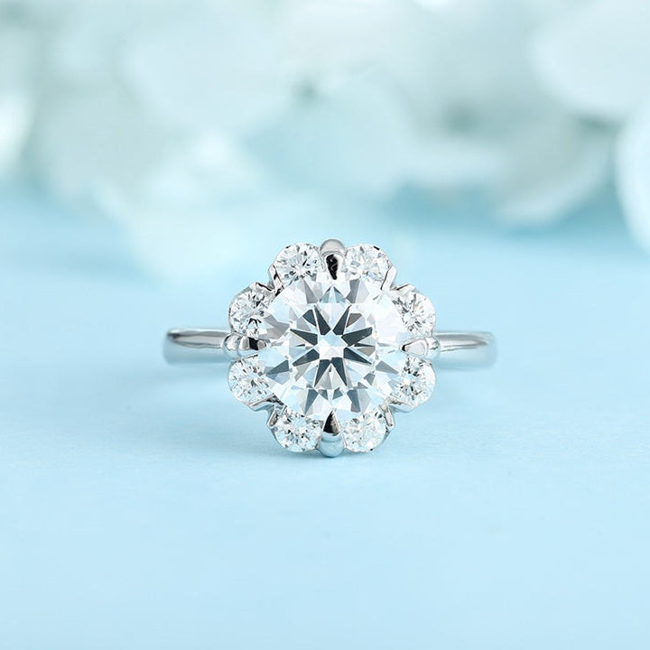 PT950 Platinum Circular 2.04ct Lab Grown Diamond Ring MHR737