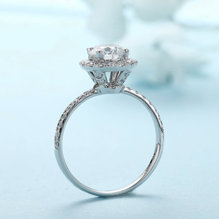 PT950 Platinum Circular 1.10ct Lab Grown Diamond Ring XQ0506