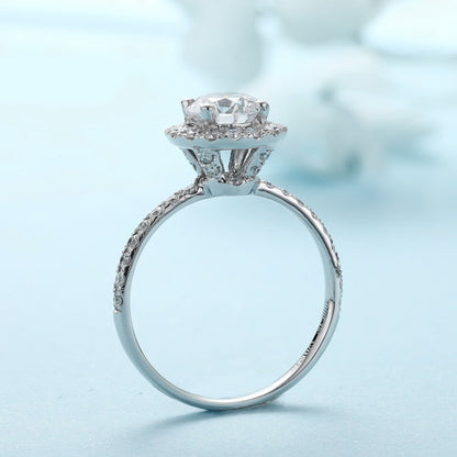 PT950 Platinum Circular 1.10ct Lab Grown Diamond Ring XQ0506