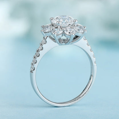 PT950 Platinum Circular 1.04ct Lab Grown Diamond Ring MHR723