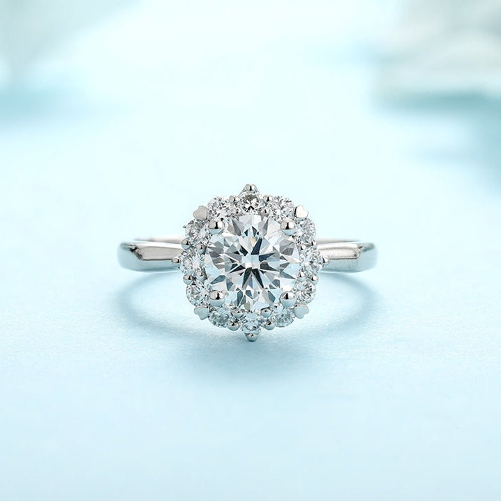 PT950 Platinum Circular 1.06ct Lab Grown Diamond Ring MHR494