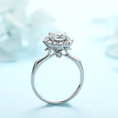 PT950 Platinum Circular 1.06ct Lab Grown Diamond Ring MHR494