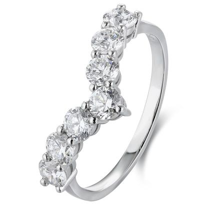 PT950 Platinum Circular 1.00ct Lab Grown Diamond Ring TY033