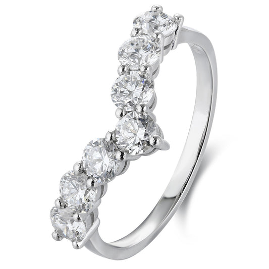 PT950 Platinum Circular 1.00ct Lab Grown Diamond Ring TY033