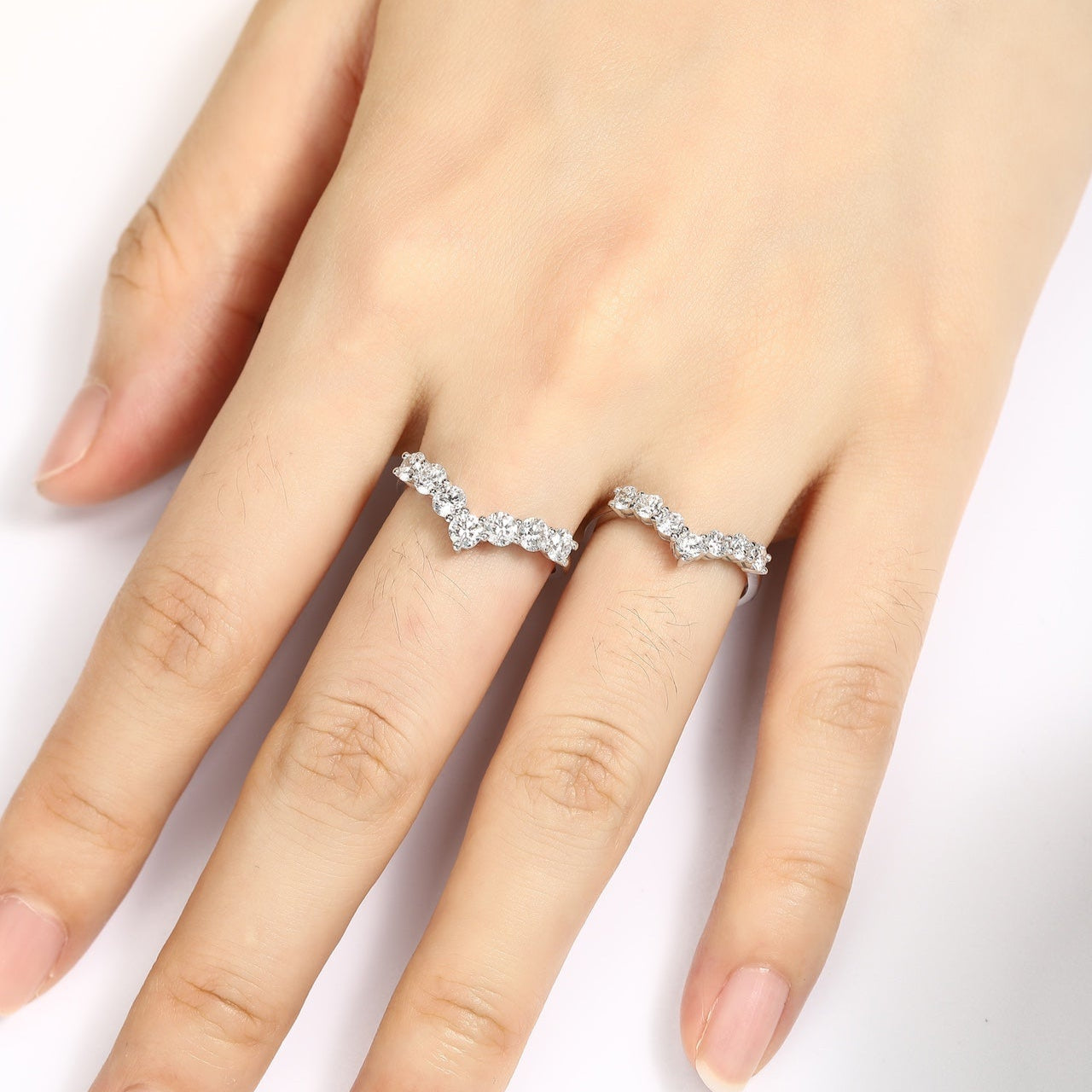 PT950 Platinum Circular 1.00ct Lab Grown Diamond Ring TY033