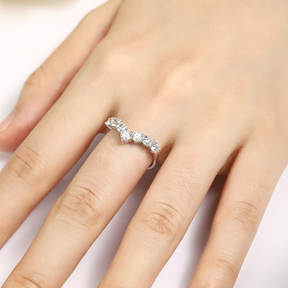 PT950 Platinum Circular 1.00ct Lab Grown Diamond Ring TY033