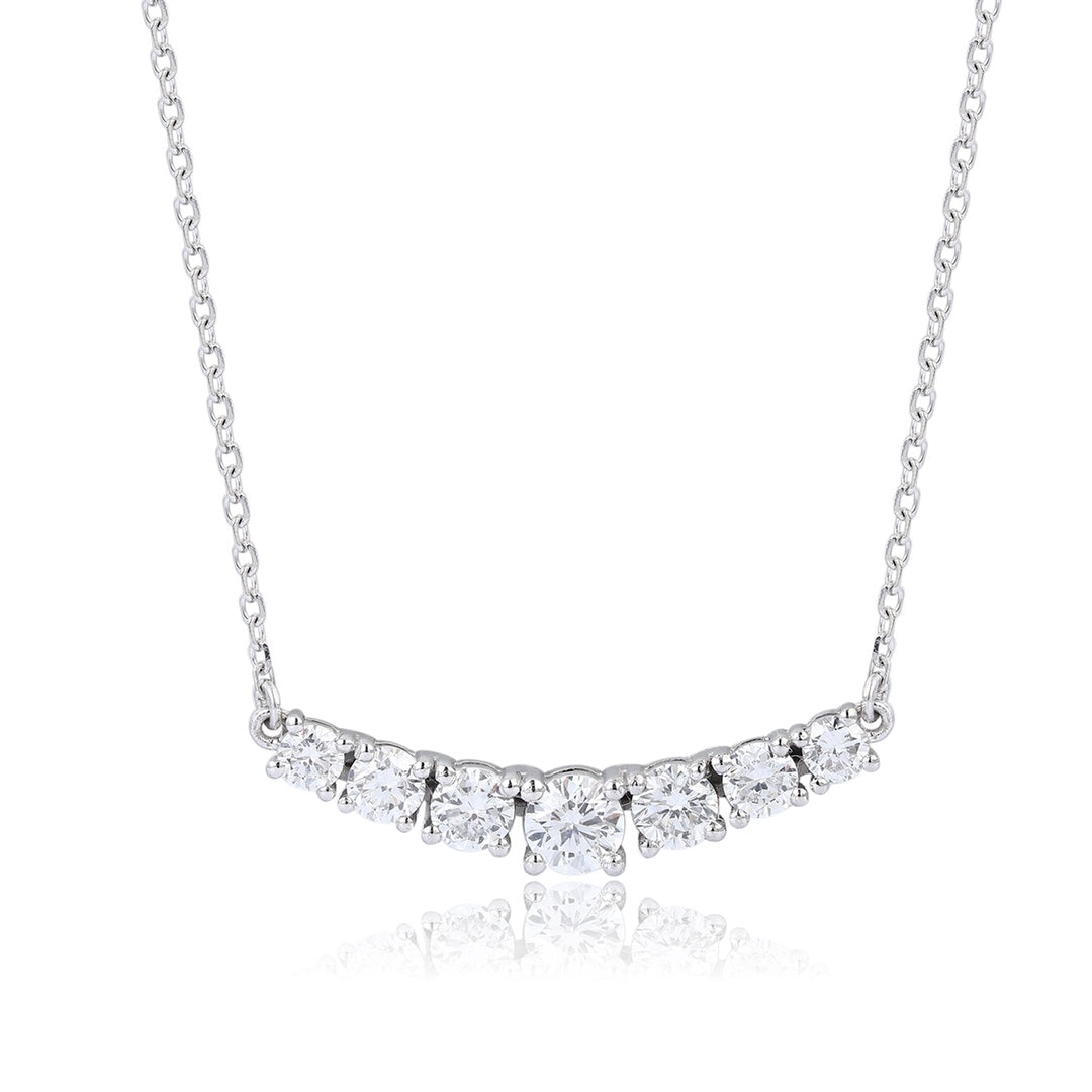 PT950 0.54ct Platinum Lab Grown Diamond Necklace PTJ037