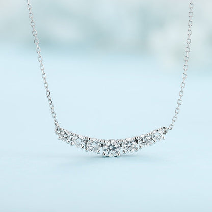 PT950 0.54ct Platinum Lab Grown Diamond Necklace PTJ037