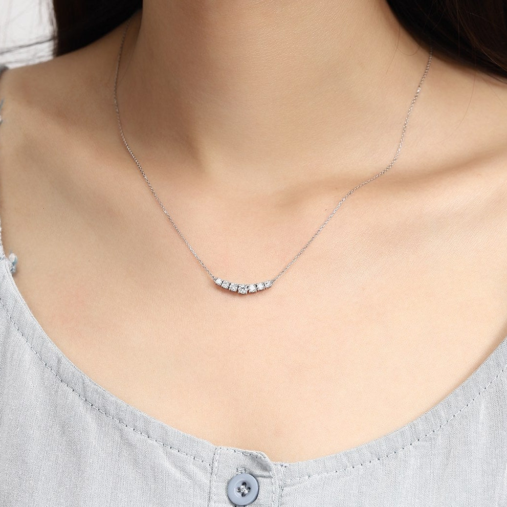 PT950 0.54ct Platinum Lab Grown Diamond Necklace PTJ037