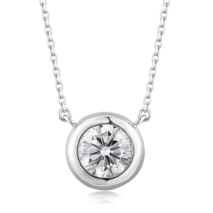 PT950 1.0ct Lab Grown Diamond Bubble Necklace