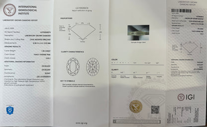 HPHT Lab Grown Pink Color Diamonds Oval Shape 0.5ct~5.0ct VVS/VS With IGI Certificate