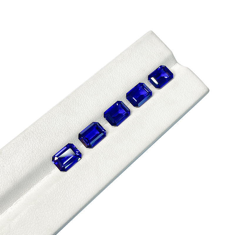 Czochralski Cultivate Sapphire Emerald Cut