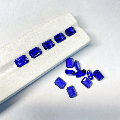 Czochralski Cultivate Sapphire Emerald Cut