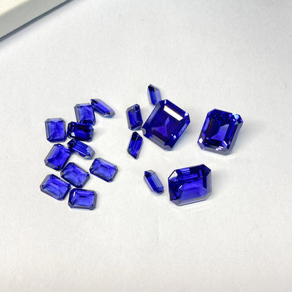 Czochralski Cultivate Sapphire Emerald Cut