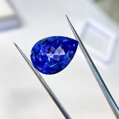Czochralski Cultivate Sapphire Pear Shape