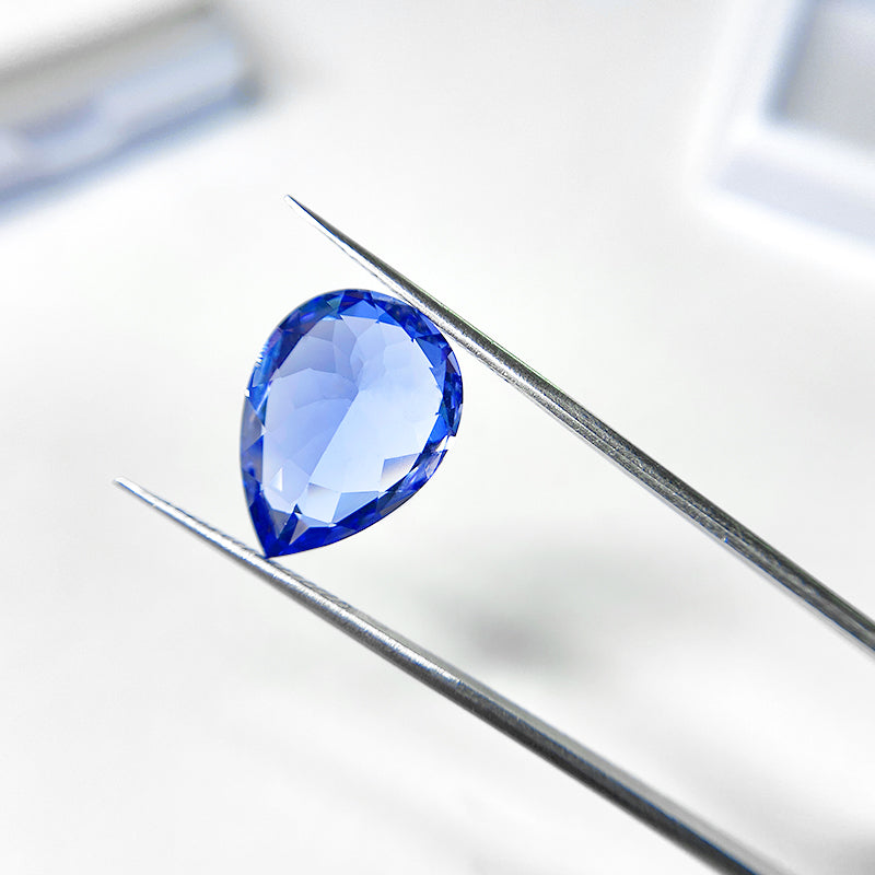 5A Lab Growen Sapphire Pear Shape