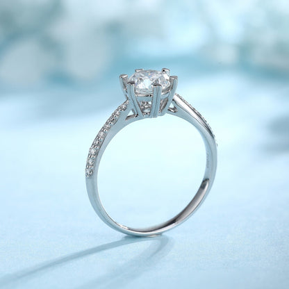 PT950 1.04ct Circular Lab Grown Diamond Ring PTJ097 Platinum