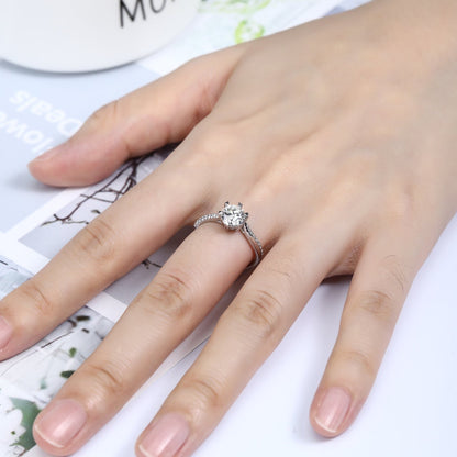 PT950 1.04ct Circular Lab Grown Diamond Ring PTJ097 Platinum