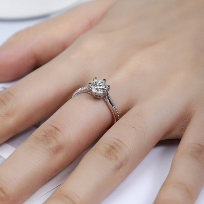 PT950 1.04ct Circular Lab Grown Diamond Ring PTJ097 Platinum