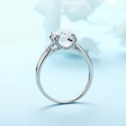 PT950 1.10ct Circular Lab Grown Diamond Ring MT0039
