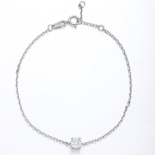 PT950 0.51ct Lab Grown Diamond Pillow Shaped Bracelet