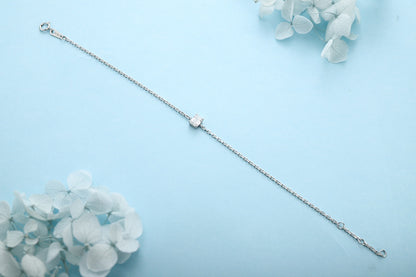 PT950 0.52ct Lab Grown Diamond Emerald Cut Bracelet