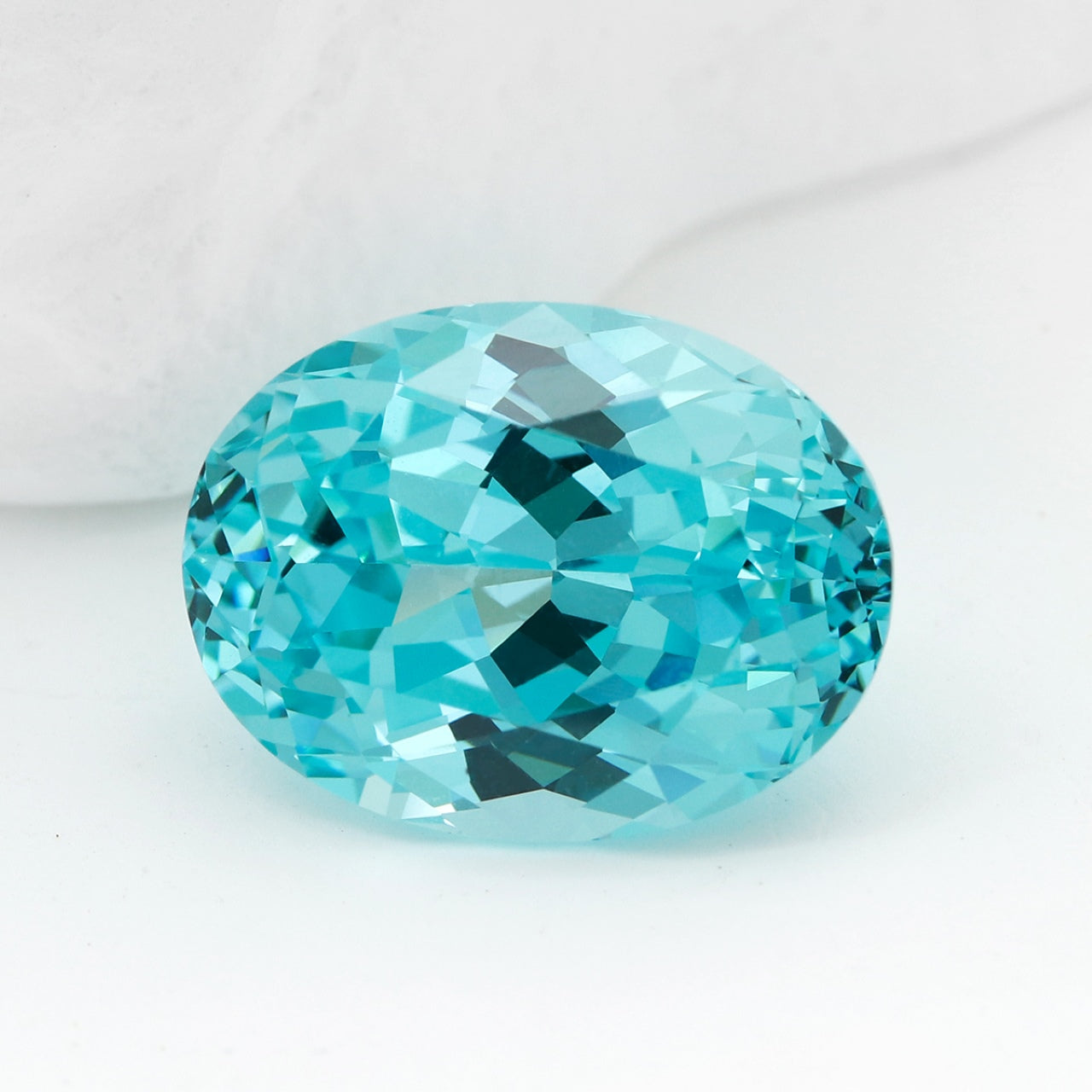Czochralski Lab Grown Paraiba Oval Shape