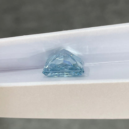 HPHT Lab Grown Blue Color Diamonds Princess Cut 0.5ct~5.0ct VVS/VS With IGI Certificate