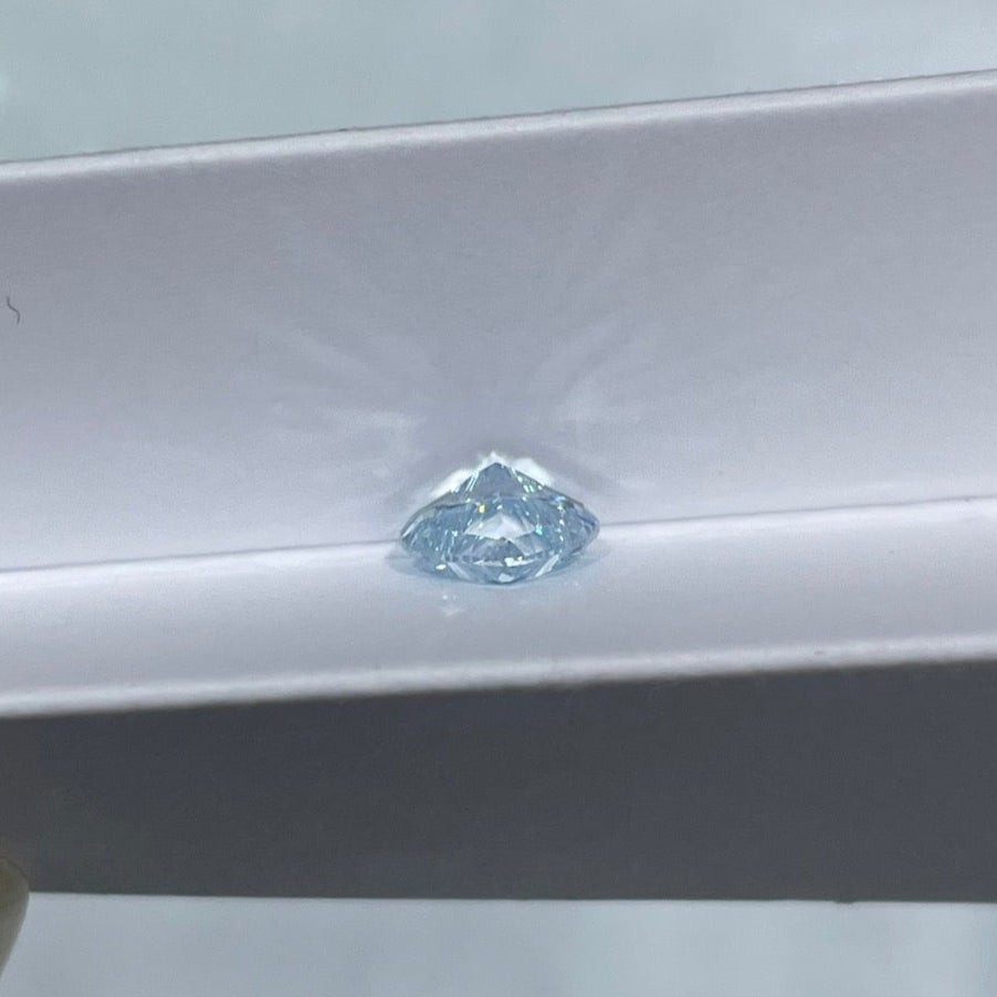 HPHT Lab Grown Blue Color Diamonds Heart Shape VVS/VS With IGI Certificate